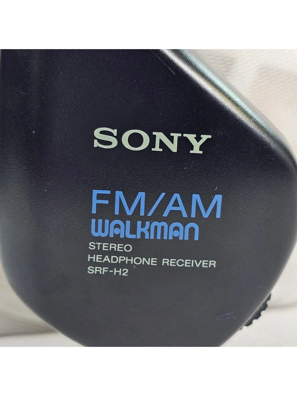 Sony Walkman SRF-H2 FM AM Stereo Headphone Receiver Radio Black Vintage Tested